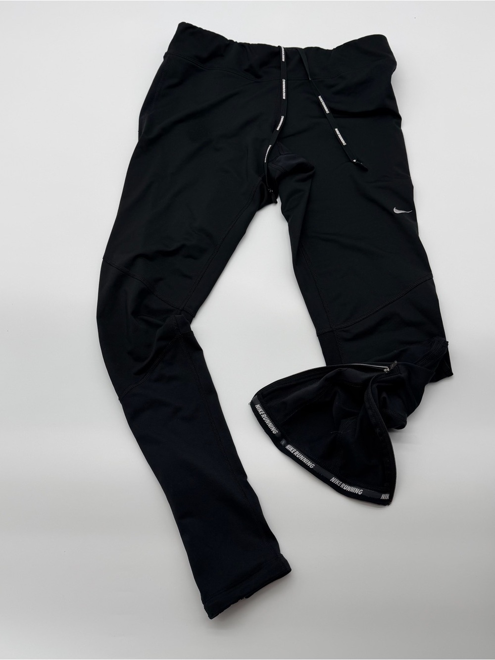 Nike Black Women's Running Joggers with Zippered Ankles